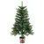 Božićno drvce s 150 LED svjetlima s stalakom Zelena 65 cm PE