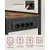 Songmics Kuhinjska polica 40x90x165.5 cm rjava