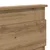 Vidaxl Konstrukcija postelje Oreh 120 x 190 cm Masivno borovo les