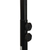 Košarkaški stalak crni 216 - 250 cm od polietilena