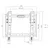 Xstand TILT 13/43 Nosač za TV/Nagib-8-0/VESA 200x200/45kg/2cm od zida