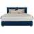 Boxspring Krevet Fog 180/200 cm , plava