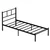 Hanah Home Ram za krevet Cemre, 90x200 cm,Crni