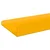 Lebdeća polica Zidne 4 pcs Žuta 40 x 8,5 x 2,5 cm Čelik