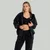 STRIX Women‘s Zip Hoodie Washed Black