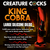 Creature Cocks King Cobra Long Silicone Dong Large 14 Red