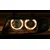 OEM Kristalni farovi Angel Eyes Audi A4 (95-98), Crni