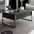 Hanah Home Luxe Sto za dnevnu sobu, Crno-Zlatna