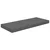 Plutajuća zidna polica visoki sjaj siva 60 x 23,5 x 3,8 cm MDF