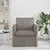 vidaXL Kavč Taupe 195 x 82 x 85 cm Kovina