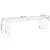 Klupa sa živim rubom 160 cm od masivnog bagremovog drva