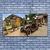 tulup.si Slika na platnu Old car architecture 140x70 cm