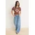 Trendyol Milla Ženska majica TWOSS26TS00205, Braon