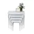 Hanah Home set od 4 umetnutih stočića Zeyra Avangart, beli