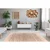 Kayoom RAVNO TKANA PREPROGA Splash 600 Creme / Braun   120/170 cm  tkano rjava, krem barve