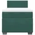Vidaxl Box spring postelja z vzmetnico temno zelena 90x200 cm žamet