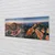 tulup.si Steklena slika Mountain sunset 140x70 cm 2 obešalnika