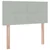 Krevet s od storage s madracem Svijetlo siva 90 x 190 cm Baršun