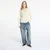 Mikina Comme des Garçons PLAY White Heart Pullover Natural Color L