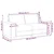 Vidaxl Dvosed iz platna 180x78x84 cm