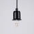 Sollux SL.1358 - Luster na sajli HYPERION 1xG9/8W/230V crna