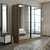 Hanah home Ormar Kale 180x190x52cm Bež