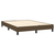 vidaXL Box spring posteljni okvir temno rjav 140x200 cm blago
