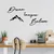 Wallity Zidna dekoracija Dream Imagine Belive, 1.5mm, Crna