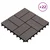 Pločice za decking 22 kom. Tamno smeđa 30 x 30 cm WPC
