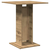 vidaXL Bistro mizica artisan hrast 60x60x75 cm inženirski les