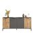 Hanah Home Komoda 160x71,8x40cm Bež-Antracit