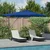 Suncobran Azure plava 286 x 284 x 270 cm Aluminij i poliester