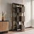 Hanah Home Polica za knjige Monaco, 85x176x20 cm, Boje oraha