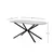 Hanah Home Trpezarijski sto Aura-3013, 180x90x79 cm, Svetlosivi