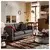 LANDSKRONA Sofa dvosed, Gunnared tamnosiva/metal
