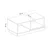Hanah Home Klub sto Consept 90x36x45cm Antracit-Hrast
