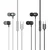 Hoco M122 USB C žičane slušalice In-Ear crne