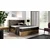 Boxspring postelja Wood 9 - 140x200 cm - hrast lancelot