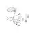 RABALUX Leszno Spoljna zidna lampa, Solarna, LED, IP54, 10W, 800lm, Crna