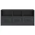 TV ormar s ladicama Crna 102 x 34,5 x 47 cm Konstruirano drvo