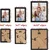 Giftgarden – Set 10 črnih okvirjev za slike