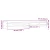 Stalak za monitor boja meda 100x27x15 cm od masivne borovine