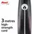 Flexi Black Design Povodac, XS, 3m, Srebrni