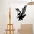 Wallity Zidna dekoracija Eagle, 40x53 cm, 1.2mm, Crna