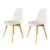 Hanah Home SND3015 set trpezarijskih stolica 2 kom, bela/hrast