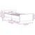 Vidaxl Posteljni okvir brez vzmetnice star les 75x190 cm
