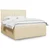 vidaXL vidaXL Box spring postelja z vzmetnico krem 180x200 cm blago, (21306734)
