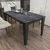 Hanah Home Trpezarijski sto Bud 145x75x85cm Crno-Mermer