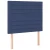 VIDAXL Box spring postelja z vzmetnico moder 120x200 cm blago