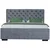 Tapacirani Krevet Miami Storage 180/200 cm , siva